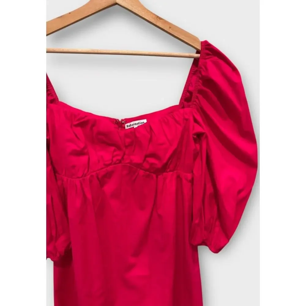 Reformation Farley Dress in Corvette Size 4 - Picture 3 of 7